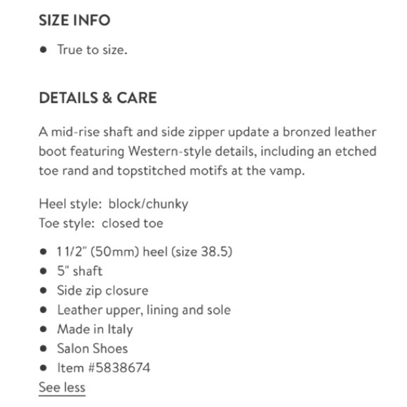 GOLDEN GOOSE**Young Western Boot**US 6,7,8 $995 - Picture 15 of 15